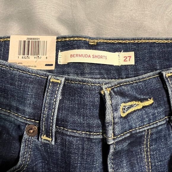Levi’s Bermuda Shorts size 4/27 NWT - Picture 7 of 7
